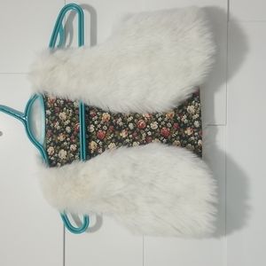 Faux fur vest
